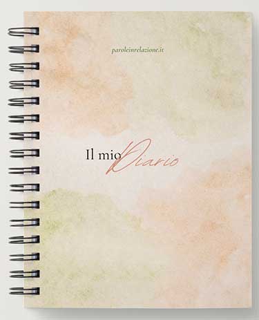 Copertina del diario del benessere